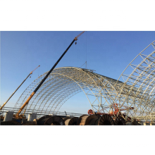 Arco de gran amplio acero estructura de acero seca cobertizo de acero precio de marco de acero